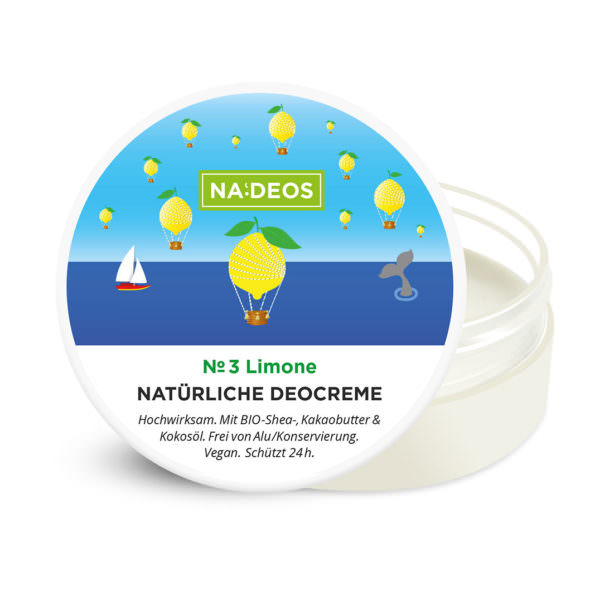 Natürliche Deocreme Na:deos Limone