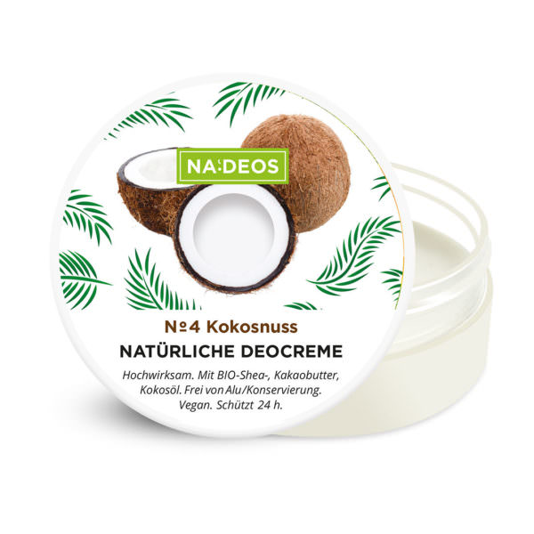 Natürliche Deocreme Na:deos Kokosnuss